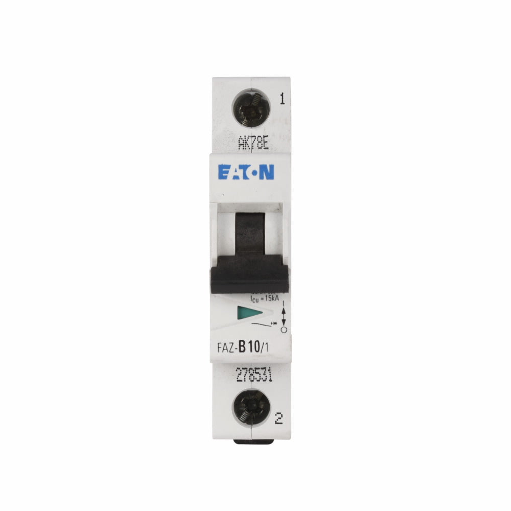 Eaton FAZ-C15/1-NA-SP Miniature Circuit Breaker, 15 Amp, 1 Pole, 277V