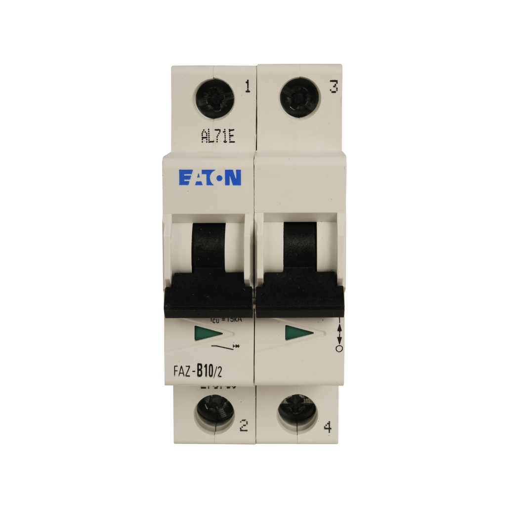 Eaton FAZ-C1.5/2-NA ETN FAZ-C15/2-NA FAZ-NA UL 489 MCB 15 Amp 2 Pole