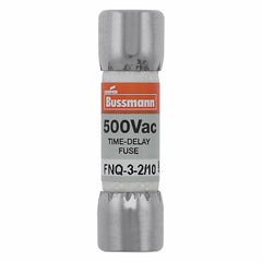 Eaton FNQ-3-2/10 Bussmann Series Fuse 3-2/10 Amp 500 VAC Midget Time Delay Fuse