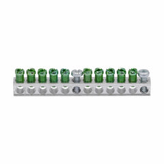 Eaton GBKP10P Ground Bar Kit, 4.05 in L, 14 to 10 AWG, 14 to 4 AWG Aluminum/Copper Conductor, 10 Terminals