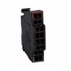 Eaton M22-CK11 Contact Block, 22.5 mm, Front, Spring-Cage, Button: Black, NO-NC, IP65