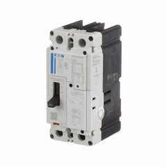 Eaton PDG22G0100TFFJ Power Defense Molded Case Circuit Breaker, Globally Rated, Frame 2, Two Pole, 100A, 35kA/480V, T-M (Fxd-Fxd) TU