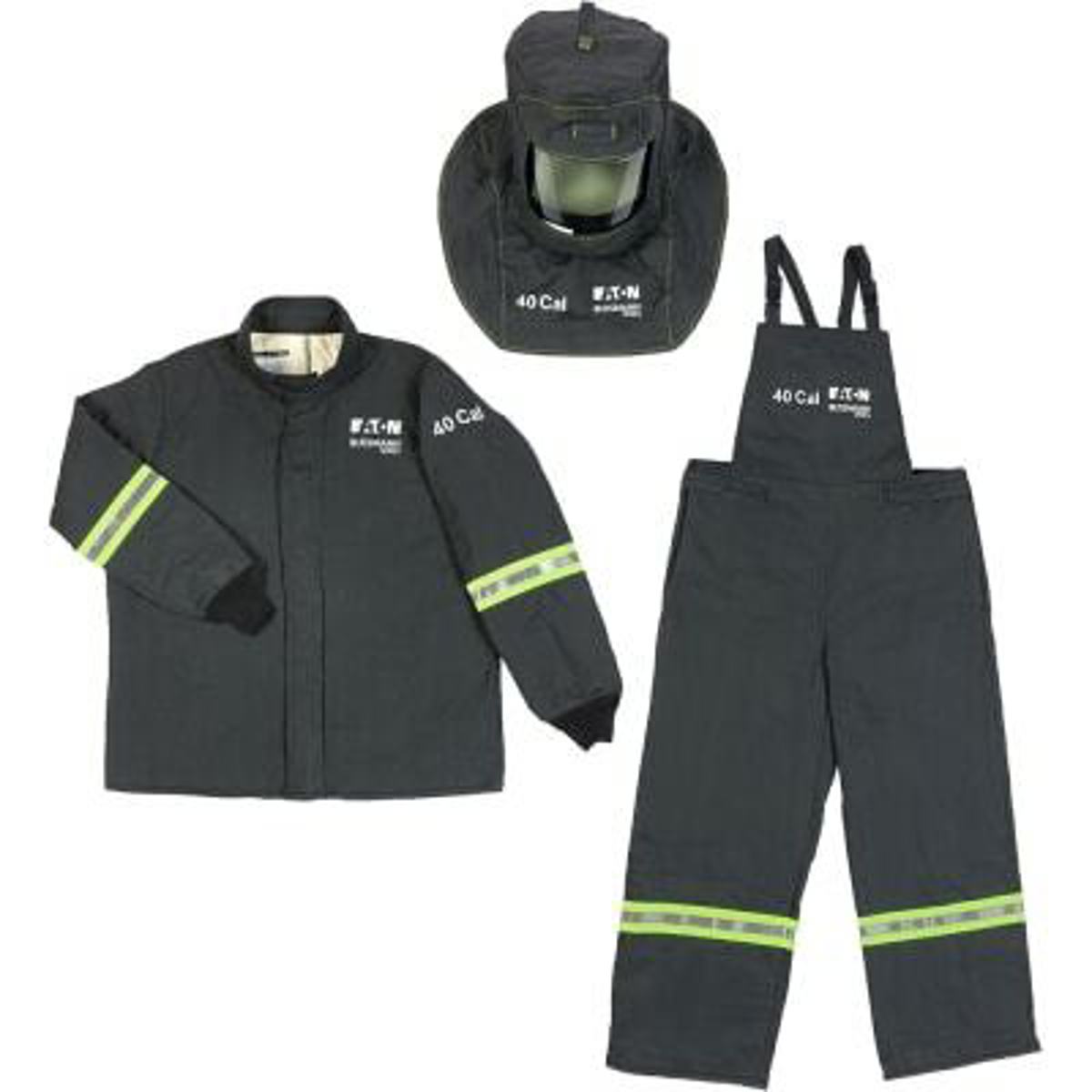 Eaton MARK40-L Eaton Bussmann series PPE 40 cal PPE set large hood with hard cap coat bib-overall