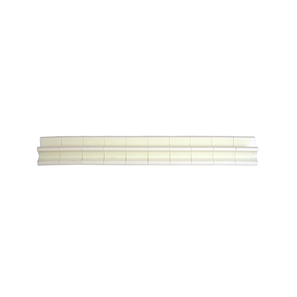 Eaton XBMZB6 XB Series Blank Unprinted Marker Strip, Polyamide 6.6, White