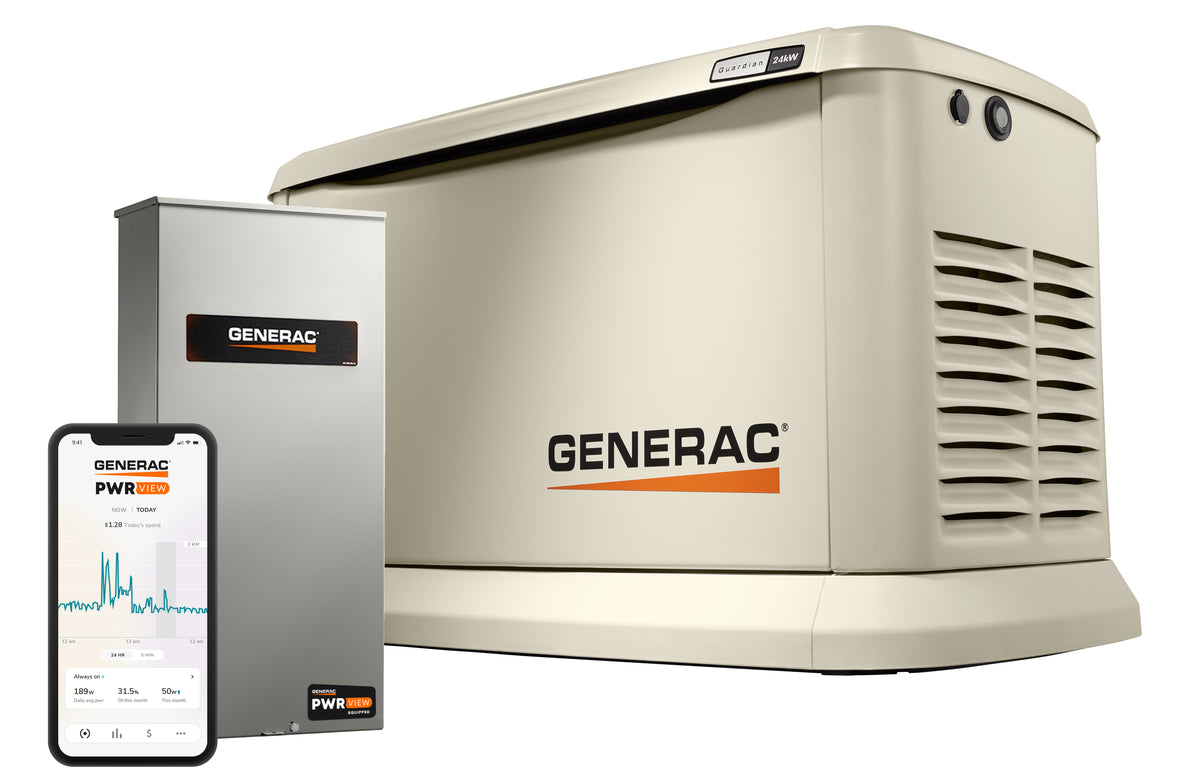 Generac 7210 Guardian 24KW Residential Generator with Wi-Fi