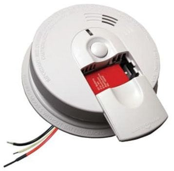 Kidde 21007583 Home Safety 85 dB 120 Volt 9 Volt Battery AC Ionization Wire-In Smoke Alarm