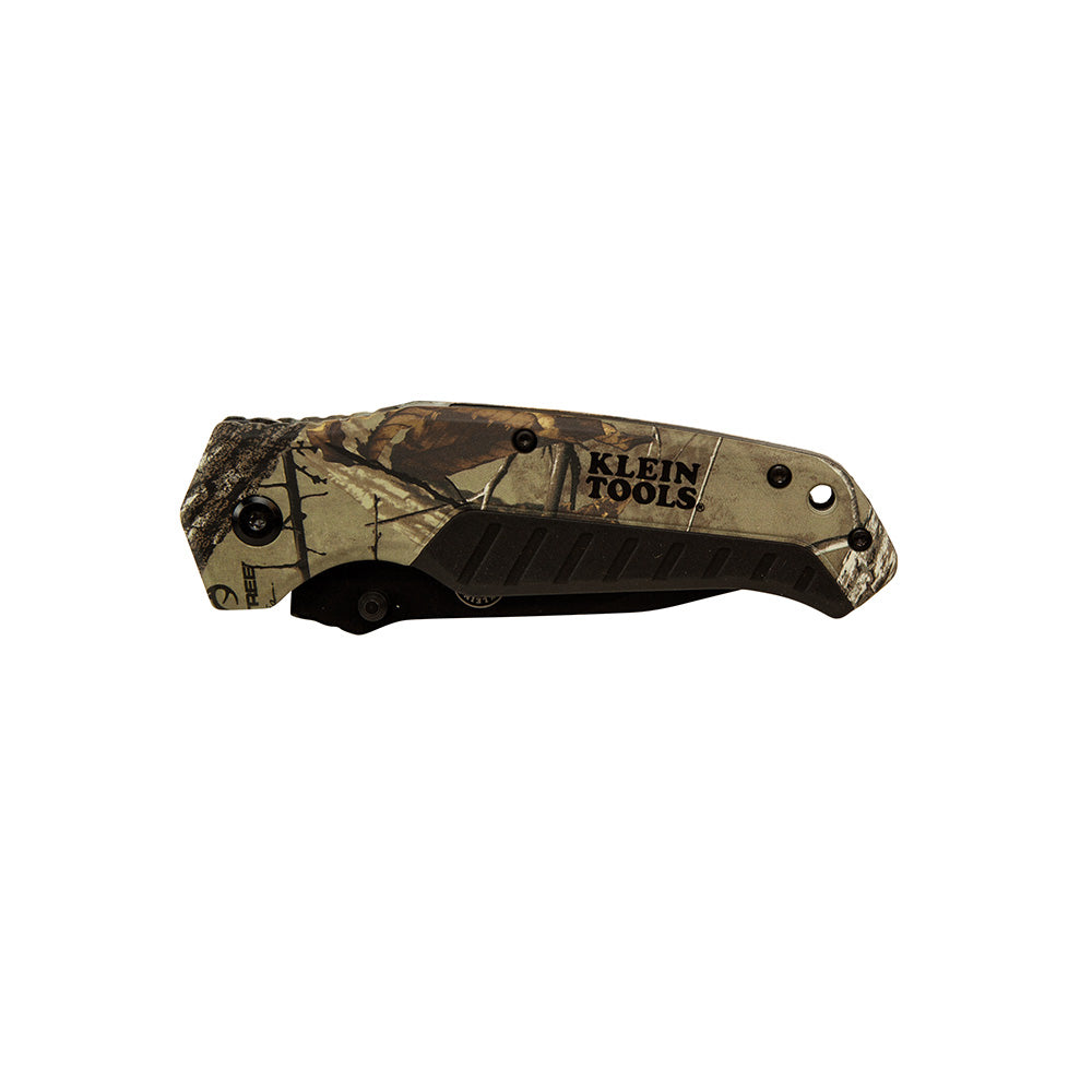 Klein 44222 Pocket Knife, Realtree Xtra Camo, Tanto Blade (Each)