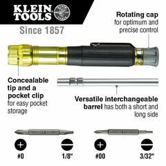 Klein 32614 4-in-1 Electronics Pocket Screwdriver