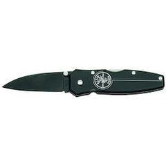 Klein Tools 44000BLK Black Lightweight Lockback Knife 2-1/4-Inch