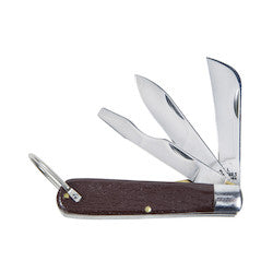 Klein 1550-6 3 Blade Pocket Knife with Screwdriver