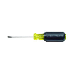 Klein 603-3 #1 Phillips Screwdriver, 3-Inch Round Shank