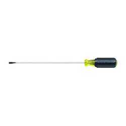 Klein 601-8 Cushion-Grip Screwdriver 3/16 Inch Cabinet Tip 11-3/4 Inch