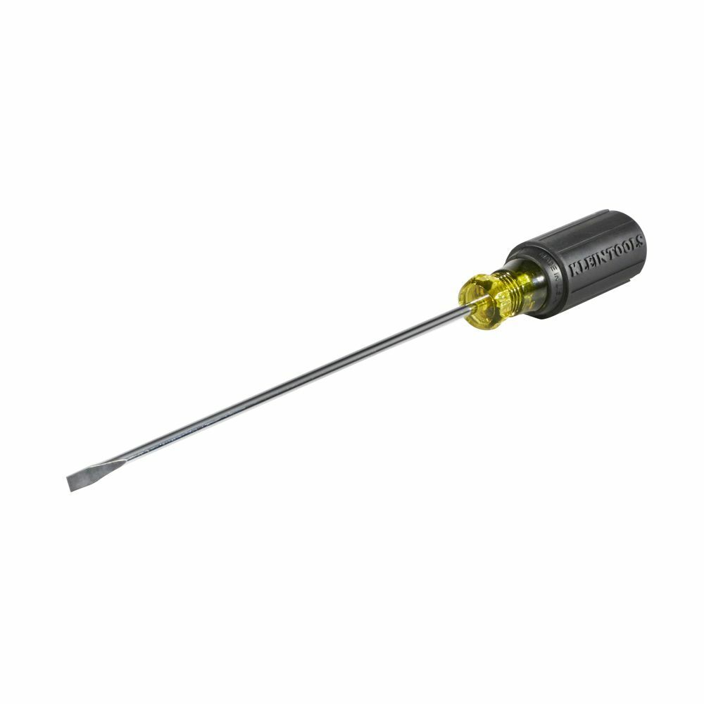 Klein 601-8 Cushion-Grip Screwdriver 3/16 Inch Cabinet Tip 11-3/4 Inch