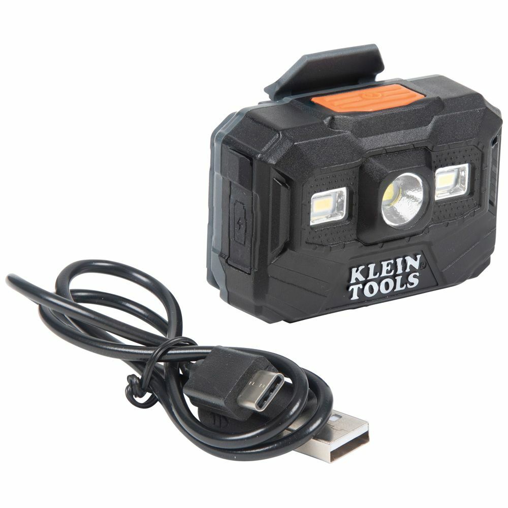 Klein Tools 56062 Rechargeable Headlamp and Work Light 300 Lumens All-Day Runtime