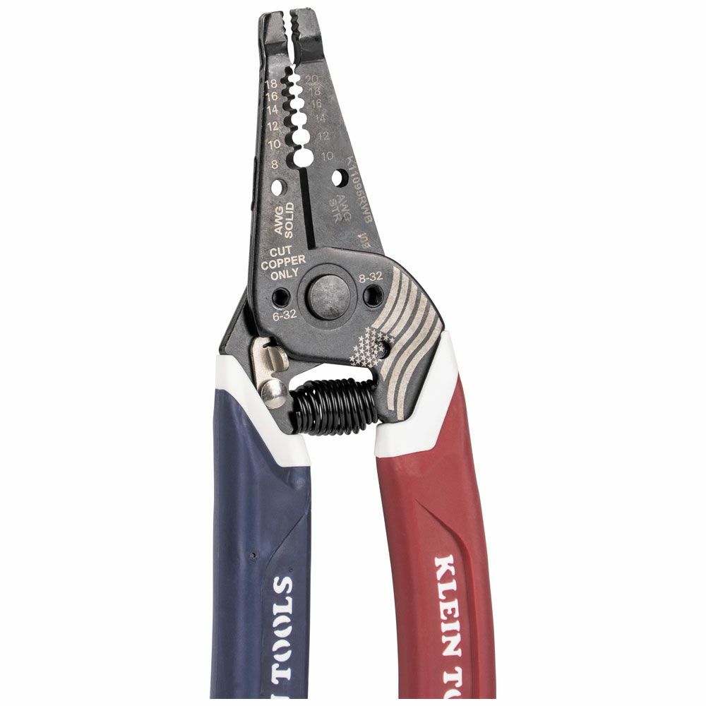 Klein Tools 94155 American Legacy Lineman Pliers and Klein-Kurve Wire Stripper / Cutter