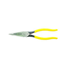 Klein D203-8 Pliers, Long Nose Side-Cutters, 8-Inch