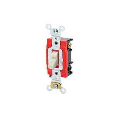 Leviton 1223-2T Toggle Switch 3-Way 20 Amp 120/277 Volt Light Almond