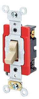 Leviton 1224-2I 4-Way Self-Grounding Toggle Switch 20 Amp 120/277 Volt