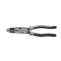 Klein J215-8CR Hybrid Pliers with Crimper and Wire Stripper