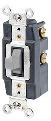 Leviton 1257-GY Toggle Switch 20A 120/277 Volt Momentary Contact