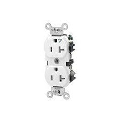 Leviton 5362-IGW Duplex Receptacle Heavy Duty Isolated Ground 125 Volt 20 Amp