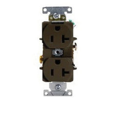 Leviton 5362-S 20 Amp, 125 Volt, Industrial Heavy Duty Grade Straight Blade Receptacle