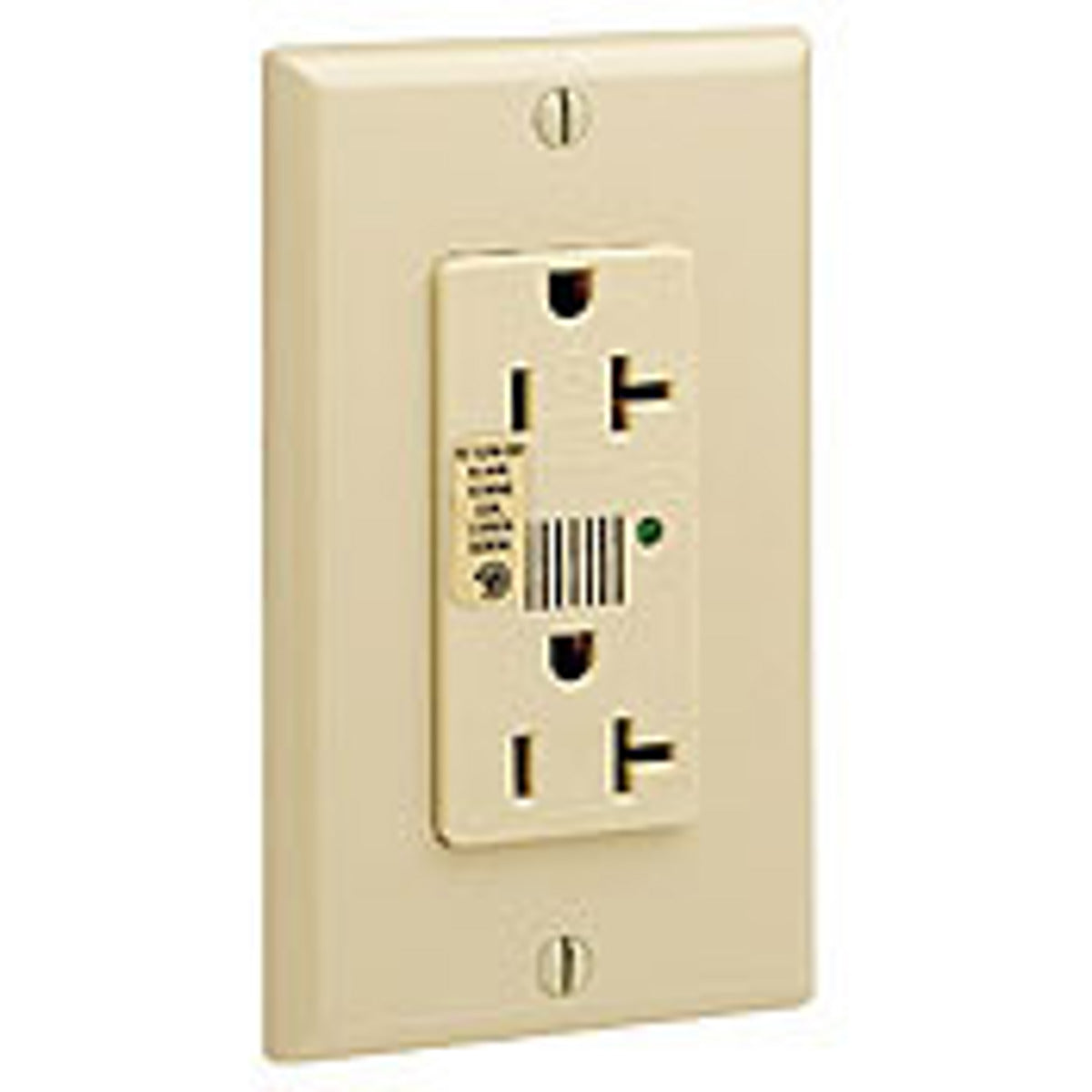 Leviton 7380-I 20 Amp 125 Volt Decora Plus Duplex Surge Suppressor Receptacle