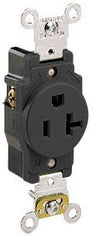 Leviton 5361-E 20 Amp 125 Volt Industrial Heavy Duty Grade Single Receptacle Straight Blade