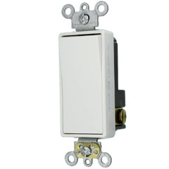 Leviton 5621-2W 20-amp 120/277-volt Decora Plus Rocker Single-pole AC Quiet Switch, White