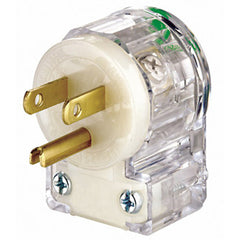 Leviton 8215-CAT Plug BL STR 125VAC 15A 2 3 Trans HOSP