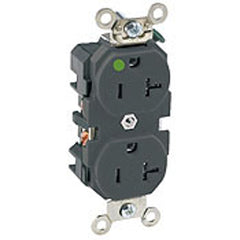 Leviton 8300-H 20-Amp, 125-Volt Heavy Duty Hospital Grade Duplex Receptacle