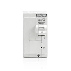 Leviton LB215-G 15A 2-P GFCI BRKR 120/240V AC/CA MAX HM