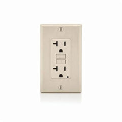 Leviton GFNT2-T Self-test Slim GFCI Duplex Receptacle 20A 125V