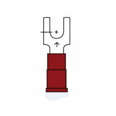 Scotchlok MNG18-10FBX Block Insulated Fork Terminal 22 to 18 AWG