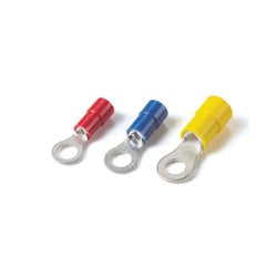 ABB 14RB-10 Vinyl-Insulated Ring Terminal - #18-14, #10bolt