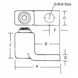 ABB 31003 Blackburn 31003 Lock-Tite Lug 600 Volt (1-Hole) Replacement MPN