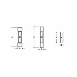 ABB 2D-8 Thomas & Betts 2D-8 1.03 Inch Length 9-7 AWG Wire Range Non-Insulated Butt Splice