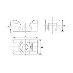 ABB TC142 Saddle Support Base 0.301 in (100 ea) Replacement MPN