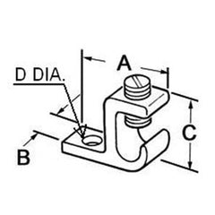 Bridgeport CLI-20 Copper Lay-in Lug Power Each