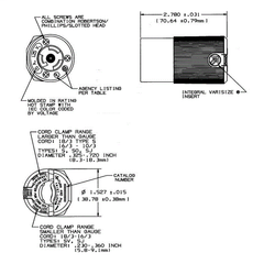 Hubbell HBL4779C 15A 277V AC Twist-Lock Insulgrip Black Nylon Connector Body