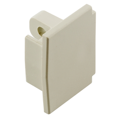 Hubbell Wiring Device-Kellems PL1EC Office White Non-Metallic Raceway End Cap