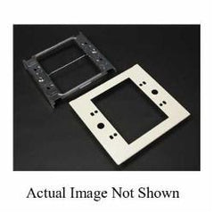 Legrand G4047C-2 Wiremold Gray Steel Multiple Channel Raceway 2-Gang Cover Device Plate