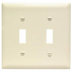 Legrand TP2-LA Trademaster Wall Plate Dual Gang Light Almond