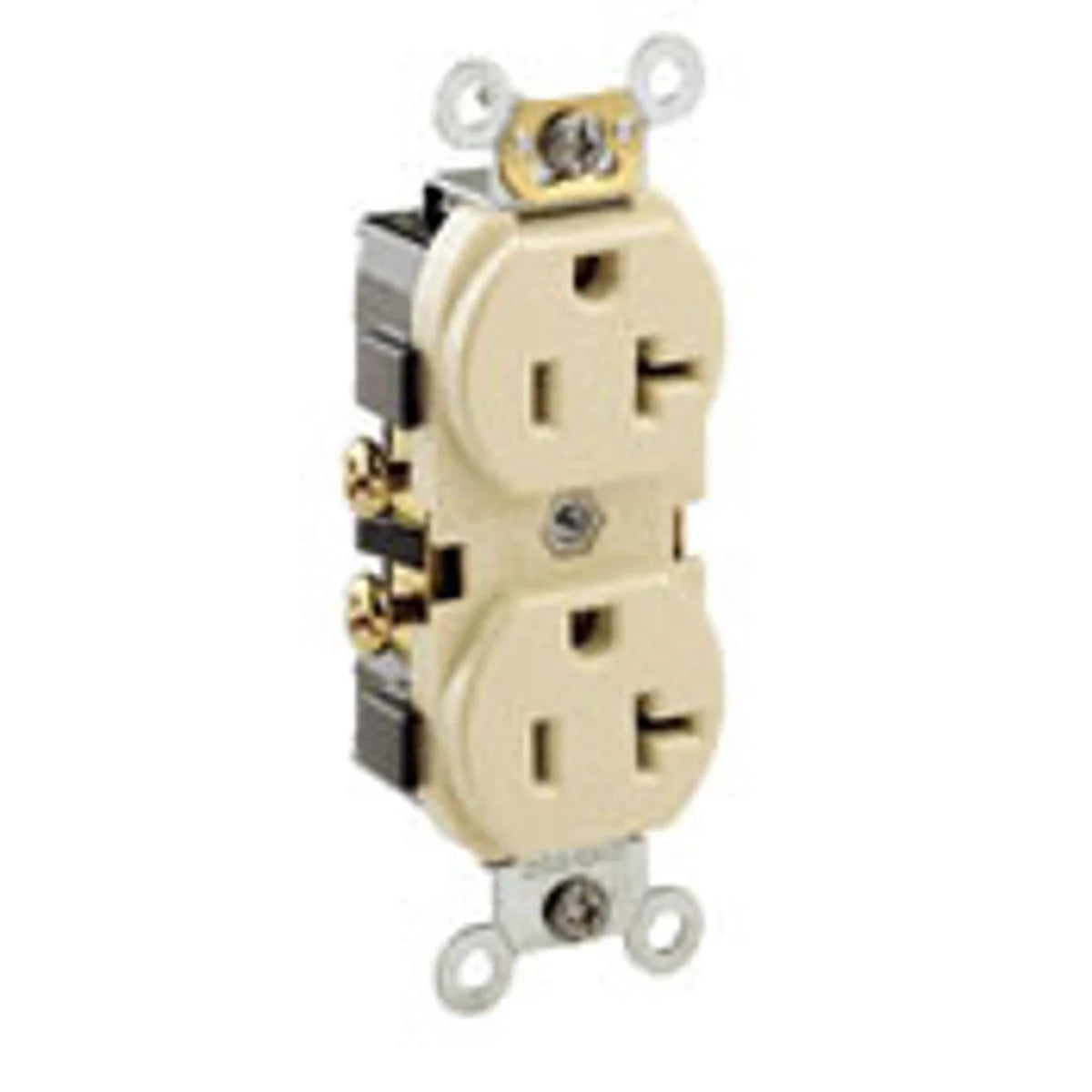 Leviton CR20-O 20-Amp 125-Volt Narrow Body Duplex Receptacle Replacement MPN