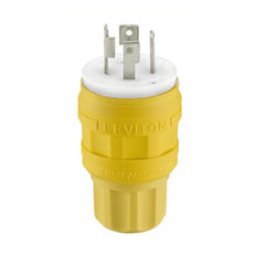 Leviton 28W75 Locking Plug 30A 250 Volt 3 Pole 4 Wire NEMA L15-30P