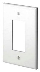 Leviton 88601 1-Gang Smooth White Thermoset Device Mount Oversize Decorator/GFCI Wallplate