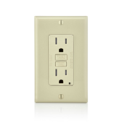 Leviton GFTR1-3I Self-Test Tamper Resistant GFCI Receptacle 120VAC 15A-125V