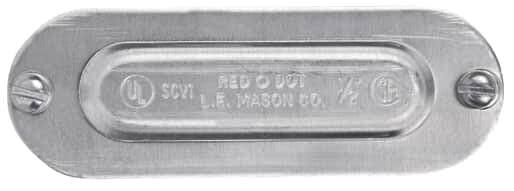 ABB SCV-4 Conduit Body Cover 1-1/4 to 1-1/2 in Hub