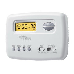 Emerson Climate Technologies 1F78-151 White-Rodgers 70 LCD 5+2 Day 1 Heat/1 Cool Programmable Digital Thermostat, White