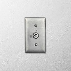 Hubbell SS12RKL Hubbell Wallplate, 1-G, On/Off, SS